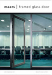 Maars framed glass door